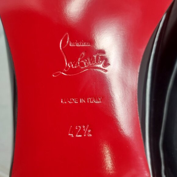 Christian Louboutin Greg on MENS Flat Patent Leather Shoe - Picture 6 of 12